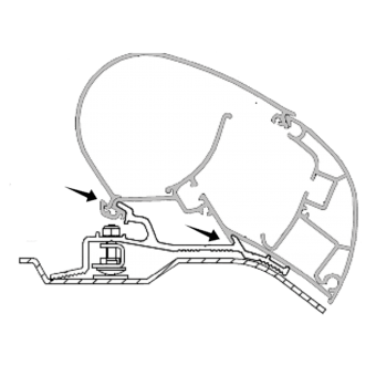 Adaptér pro Dometic PR Ducato