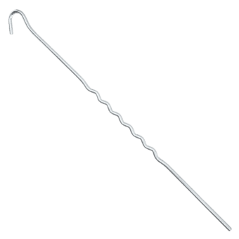 Zemní hřebík vlnitý, 30 cm, 10ks