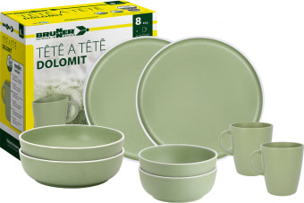 Sada nádobí Brunner Dolomit Tete-a-Tete Green