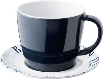 Šálek s podšálkem Brunner Blue Ocean