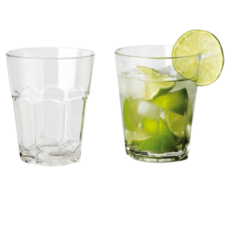 Sklenička Caipi/Latte 2 ks