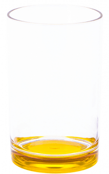 Sklenička 0.35 L s žlutým dnem