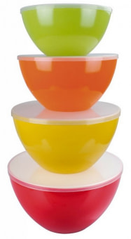 Sada misek Rainbow 4-dílná