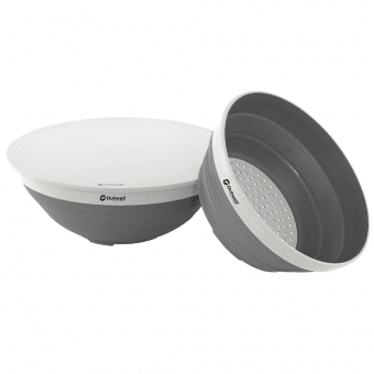 Outwell Collaps sada miska a cedník Grey Mist