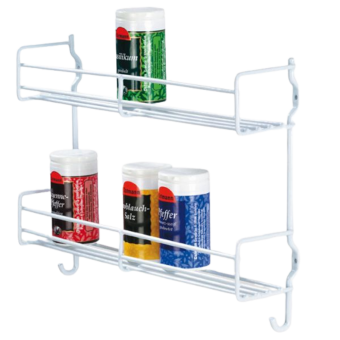 Drátěná dvoupolička