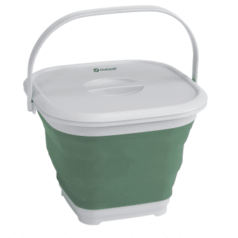 Skládací kbelík s víkem Outwell Collaps Square W Shadow Green