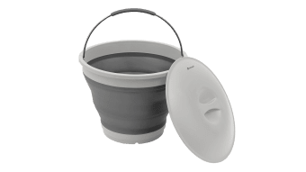 Skládací kbelík Outwell Collaps Bucket Round Grey Mist