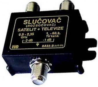 Slučovač TV/SAT SA03-S