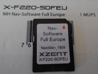 Navigační karta xZent