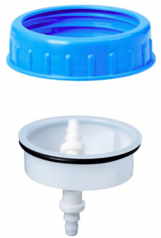 Krytka hrdla DIN96 s průchodkou