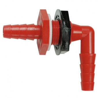 Spojka s čistícím otvorem, úhlová#