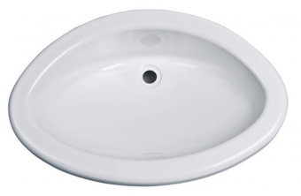 Umyvadlo oval maxi bílé 460 x 280 mm
