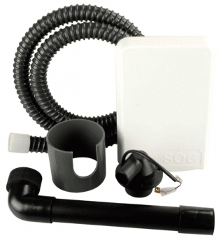 Odvětrání WC SOG 1 typ D bílý C400