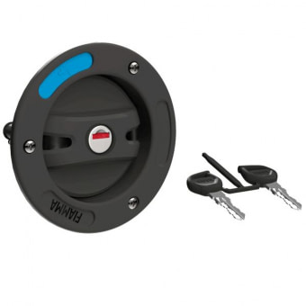 Plnící klapka Fiamma černá