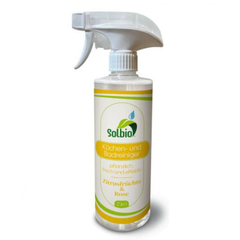 Čistič Solbio pro koupelny a kuchyně v karavanu