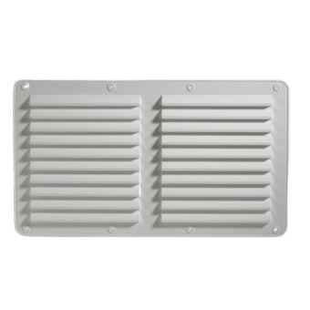 Ventilační mřížka, 25 x 7 cm, bílá