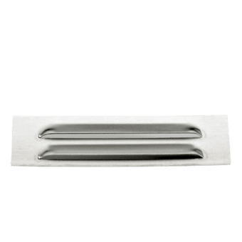 Ventilační mřížka, 25 x 11,5 cm, plechová