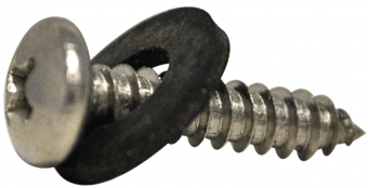 Šroubek 8x22 s nylonovou a gumovou podložkou pro okna Hartal