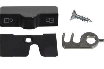 Zavírání lednice Dometic výstupek dopředu krátký černá - komplet