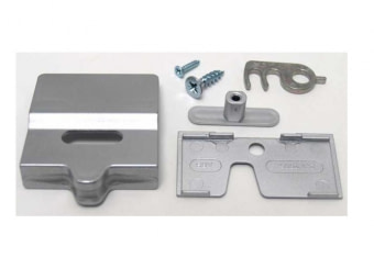 Zavírání lednice Dometic výstupek dopředu hluboký stříbrná - komplet