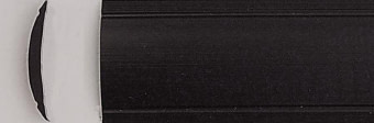 PVC výplň pro lišty 12 mm, černá 1m