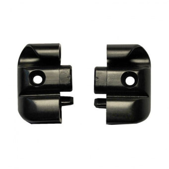 Ukončovací kus pro okenní lištu pár černá