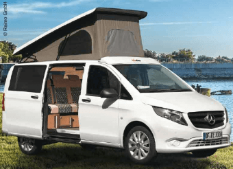 Spací výklopná střecha Easy Fit MB Vito pro klimastřechu