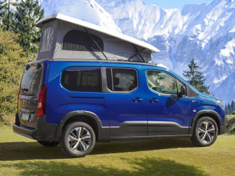 Spací výklopná střecha na Citroen Berlingo