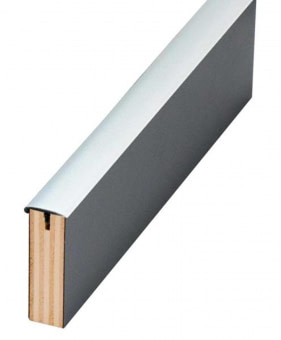 T-hrana s nosem 15mm šedá 5m