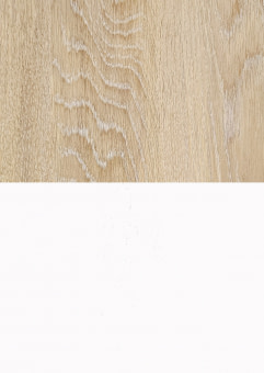 Lehčená překližka dub žlutý/bílá 1220x2500cm 15mm