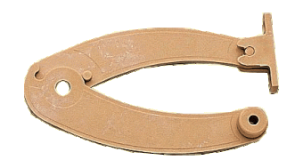 Umělohmotná vzpěra béžová 2ks