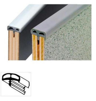 Lišta ukončovací rohová 5 m, tmavě šedá