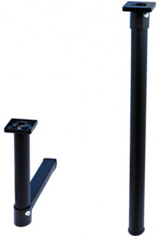 Noha stolu uprostřed zlamovací černá