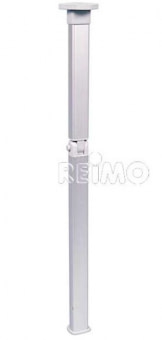 Noha stolu sklopná 74cm stříbrná