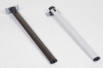 Noha stolu zlamovací šedá