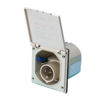 Vnější zásuvka CEE 230V, bílá