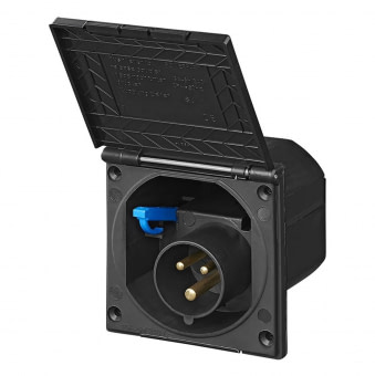 Vnější zásuvka CEE 230V, černá