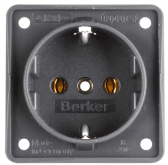 Vnitřní zásuvka BERKER 230V antracit/matt