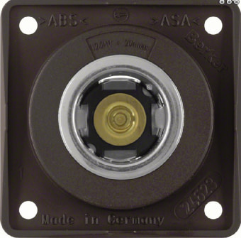 Vnitřní zásuvka BERKER 12V hnědá