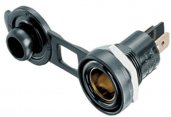 Zásuvka 12V s krytkou