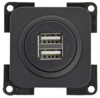 Vnitřní dvojzásuvka USB SYSTEM 20.000