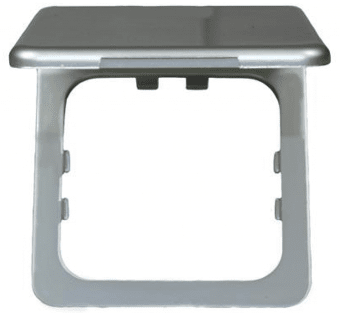 Rámeček s krytkou C-line stříbrný