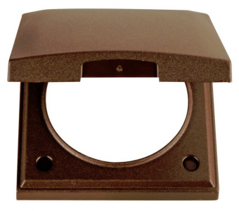 Rámeček s krytkou BERKER, hnědá