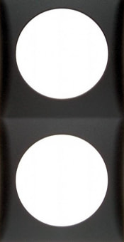 Rámeček dvojdílný BERKER, anthrazit