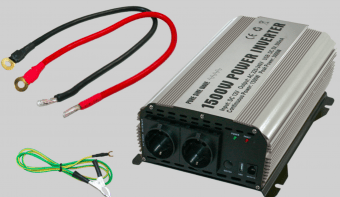 Měnič 12/220V 1500W čistý sinus