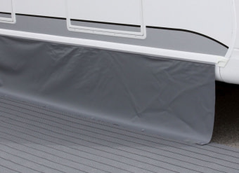 Zakrytí spodku Hindermann Standard 1x0,75 m, tmavě šedá