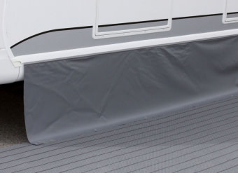 Zakrytí spodku Hindermann Standard 4x0,5 m, tmavě šedá