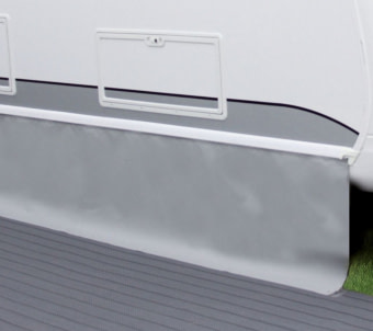 Zakrytí spodku Hindermann Premium 5x0,5 m, světle šedá