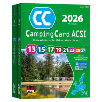 ACSI Camping Card 2026 - německá verze
